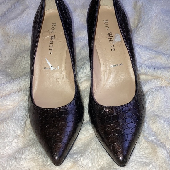 Ron White “Cindy Lou Chocolate” Heels Size 35.5 (US 5.5) - Picture 6 of 12